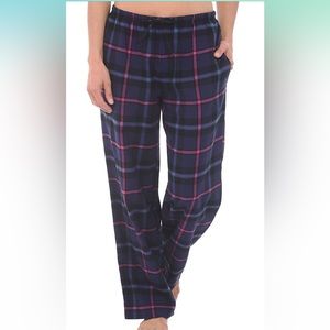 Alexander Del Rossa Plaid Pajama bottoms Large, drawstring, full length style